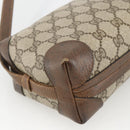 GUCCI GG Supreme Shoulder Bag PVC Beige Gold 67 01 5294 Auth YKZ1136-16