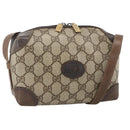GUCCI GG Supreme Shoulder Bag PVC Beige Gold 67 01 5294 Auth YKZ1136-1