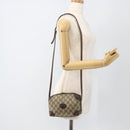 GUCCI GG Supreme Shoulder Bag PVC Beige Gold 67 01 5294 Auth YKZ1136-22