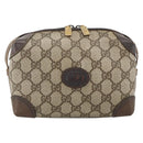 GUCCI GG Supreme Shoulder Bag PVC Beige Gold 67 01 5294 Auth YKZ1136-13