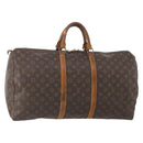 LOUIS VUITTON Monogram Keepall 45 Boston Bag M41428 LV Auth YKZ114-1