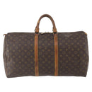 LOUIS VUITTON Monogram Keepall 45 Boston Bag M41428 LV Auth YKZ114-13