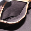 CELINE Macadam Canvas Hand Bag PVC Leather Brown Gold Auth YKZ1140-23