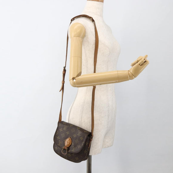 LOUIS VUITTON Monogram Saint Cloud PM Shoulder Bag M51244 LV Auth YKZ1147