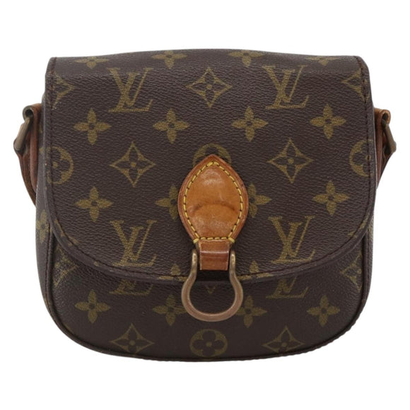 LOUIS VUITTON Monogram Saint Cloud PM Shoulder Bag M51244 LV Auth YKZ1147