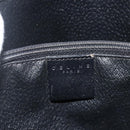 CELINE Macadam Canvas Tragetasche PVC Leder Schwarz Gold Auth YKZ1148-17