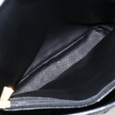 CELINE Macadam Canvas Tragetasche PVC Leder Schwarz Gold Auth YKZ1148-21