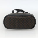 CELINE Macadam Canvas Tragetasche PVC Leder Schwarz Gold Auth YKZ1148-5