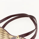 GUCCI GG Canvas Tote Bag Beige Gold 120837 Auth YKZ1152-8
