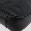 GUCCI Bamboo Hand Bag Leather 2way Black Gold Auth YKZ1153-15