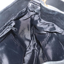 GUCCI Bamboo Hand Bag Leather 2way Black Gold Auth YKZ1153-17