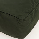 PRADA Tote Bag Nylon Khaki Silver Auth YKZ1160-14