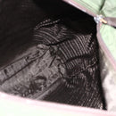 PRADA Tote Bag Nylon Khaki Silver Auth YKZ1160-19