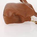 GUCCI Bamboo Shoulder Bag Leather 2way Brown Silver 001 1638 Auth YKZ1161-3