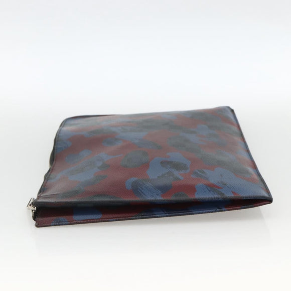 LOUIS VUITTON Damier Cobalt Pochette Jour GM Camouflage Bag N63292 Auth YKZ1164
