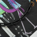 LOUIS VUITTON Taurillon Clemence LV Friend A4 Pouch Black M80147 Auth YKZ1165SAM-14