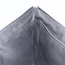 LOUIS VUITTON Taurillon Clemence LV Friend A4 Pouch Black M80147 Auth YKZ1165SAM-19