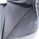 LOUIS VUITTON Taurillon Clemence LV Friend A4 Pouch Black M80147 Auth YKZ1165SAM-21