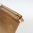 LOUIS VUITTON Monogram Vernis Lexington Pouch Beige M91010 LV Auth YKZ1167-8