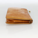 LOUIS VUITTON Monogram Vernis Lexington Pouch Beige M91010 LV Auth YKZ1167-4