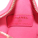 CHANEL Matelasse Star Bag Charm Lamb Skin Pink Gold CC Auth YKZ1175SAM-17