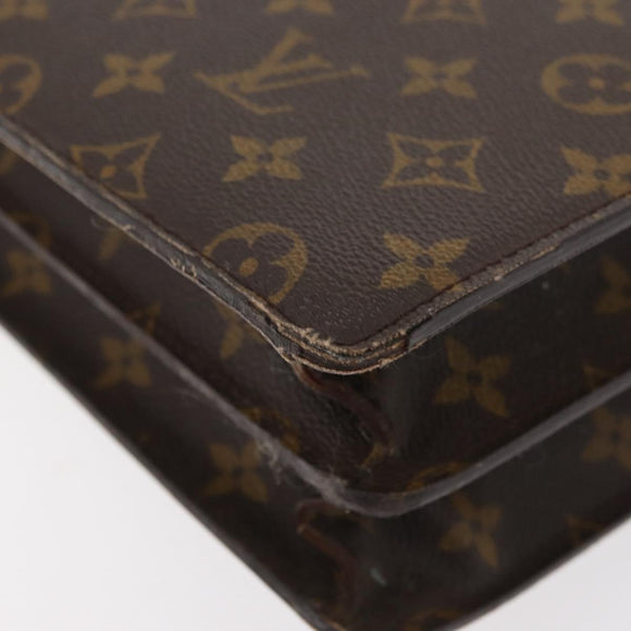 LOUIS VUITTON Monogram Serviette Conseiller Aktenkoffer M53331 LV Auth YKZ118