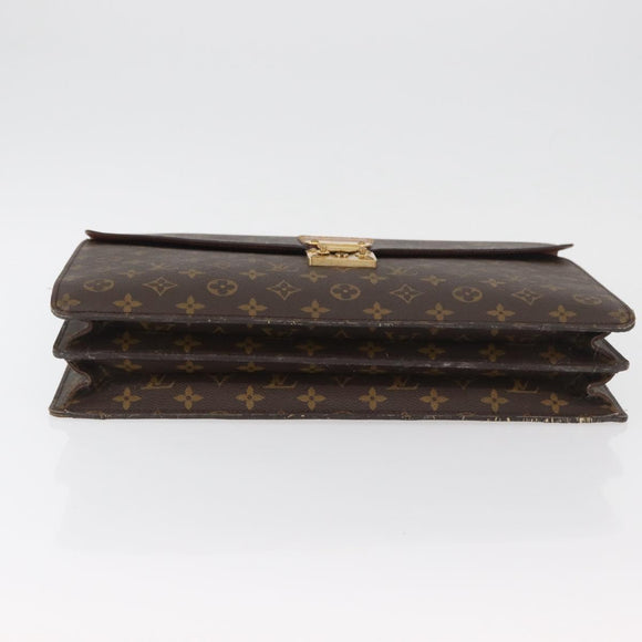 LOUIS VUITTON Monogram Serviette Conseiller Aktenkoffer M53331 LV Auth YKZ118