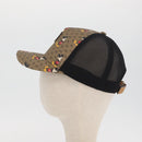 GUCCI Disney Mickey Mouse Cap Micro GG Supreme PVC Beige 602979 Auth YKZ1180SM-3