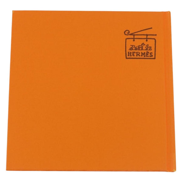 HERMES Picture Book set 100% ORANGE Paper Multicolor Auth YKZ1184