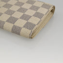 LOUIS VUITTON Damier Azur Portefeuille Sarah Long Wallet N61735 LV Auth YKZ1187-15