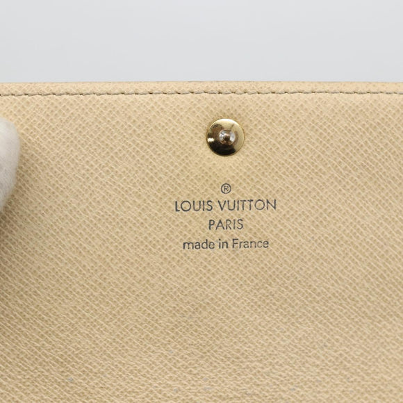 LOUIS VUITTON Damier Azur Portefeuille Sarah Long Wallet N61735 LV Auth YKZ1187