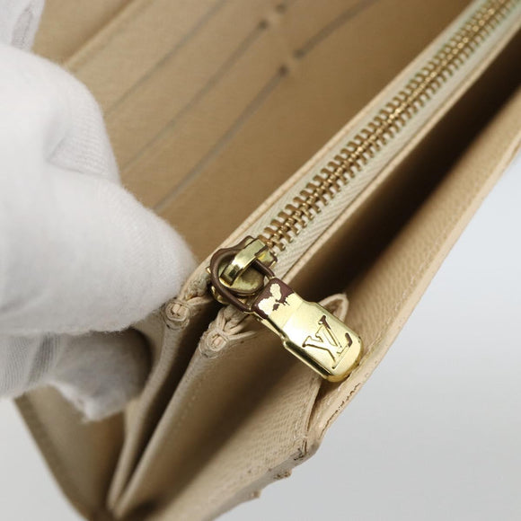 LOUIS VUITTON Damier Azur Portefeuille Sarah Long Wallet N61735 LV Auth YKZ1187