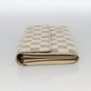 LOUIS VUITTON Damier Azur Portefeuille Sarah Long Wallet N61735 LV Auth YKZ1187-3