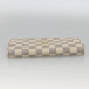 LOUIS VUITTON Damier Azur Portefeuille Sarah Long Wallet N61735 LV Auth YKZ1187-5