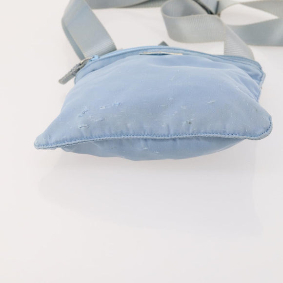 PRADA Shoulder Bag Nylon 2 Set Light Blue Auth YKZ1188