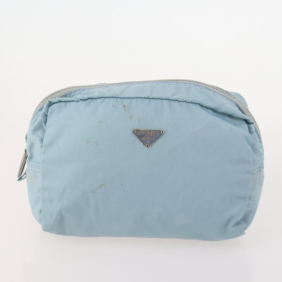 PRADA Shoulder Bag Nylon 2 Set Light Blue Auth YKZ1188