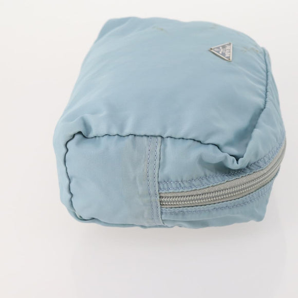 PRADA Shoulder Bag Nylon 2 Set Light Blue Auth YKZ1188