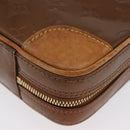 LOUIS VUITTON Monogram Vernis Van Damme Hand Bag Bronze M91125 LV Auth YKZ119-14