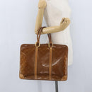 LOUIS VUITTON Monogram Vernis Van Damme Hand Bag Bronze M91125 LV Auth YKZ119-25