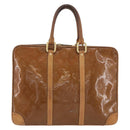 LOUIS VUITTON Monogram Vernis Van Damme Hand Bag Bronze M91125 LV Auth YKZ119-3
