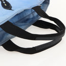 PRADA Tote Bag Nylon Blue Silver Auth YKZ1197-7