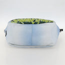 PRADA Tote Bag Nylon Blue Silver Auth YKZ1197-5