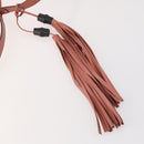GUCCI Bamboo Shoulder Bag Leather Pink Gold Auth YKZ1198V-18