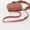 GUCCI Bamboo Shoulder Bag Leather Pink Gold Auth YKZ1198V-7