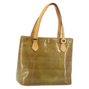 LOUIS VUITTON Monogram Vernis Houston Hand Bag Baby Blue M91005 LV Auth YKZ121-1