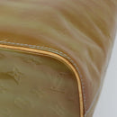 LOUIS VUITTON Monogram Vernis Houston Hand Bag Baby Blue M91005 LV Auth YKZ121-14