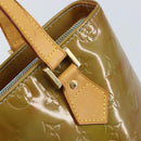 LOUIS VUITTON Monogram Vernis Houston Hand Bag Baby Blue M91005 LV Auth YKZ121-17