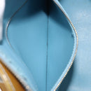LOUIS VUITTON Monogram Vernis Houston Hand Bag Baby Blue M91005 LV Auth YKZ121-23