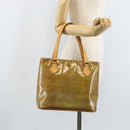 LOUIS VUITTON Monogram Vernis Houston Hand Bag Baby Blue M91005 LV Auth YKZ121-25