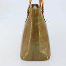 LOUIS VUITTON Monogram Vernis Houston Hand Bag Baby Blue M91005 LV Auth YKZ121-3